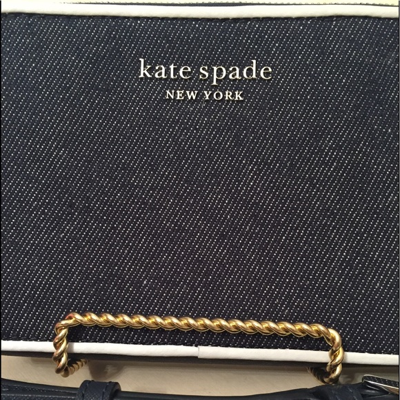 KATE SPADE ♠️ Cameron Demin  Crossbody 🆕 - Picture 4 of 15
